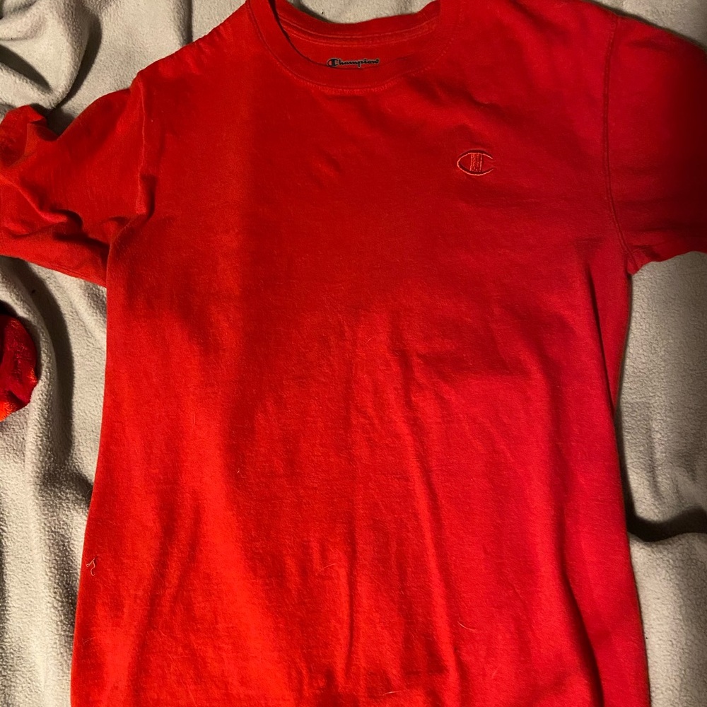 red champion shirt